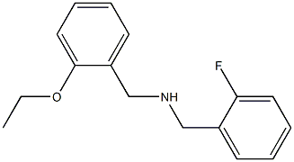 [(2-ethoxyphenyl)methyl][(2-fluorophenyl)methyl]amine 化学構造式