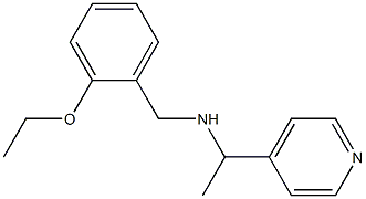 [(2-ethoxyphenyl)methyl][1-(pyridin-4-yl)ethyl]amine 化学構造式