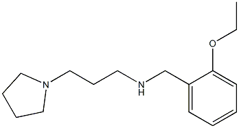 [(2-ethoxyphenyl)methyl][3-(pyrrolidin-1-yl)propyl]amine Structure