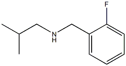 [(2-fluorophenyl)methyl](2-methylpropyl)amine Structure