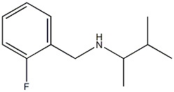  [(2-fluorophenyl)methyl](3-methylbutan-2-yl)amine