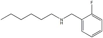 [(2-fluorophenyl)methyl](hexyl)amine Struktur