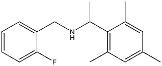 [(2-fluorophenyl)methyl][1-(2,4,6-trimethylphenyl)ethyl]amine Structure