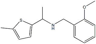 [(2-methoxyphenyl)methyl][1-(5-methylthiophen-2-yl)ethyl]amine Structure