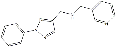 [(2-phenyl-2H-1,2,3-triazol-4-yl)methyl](pyridin-3-ylmethyl)amine Structure