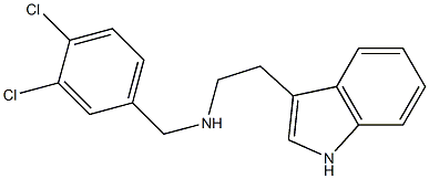 [(3,4-dichlorophenyl)methyl][2-(1H-indol-3-yl)ethyl]amine Struktur