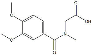 [(3,4-dimethoxybenzoyl)(methyl)amino]acetic acid|