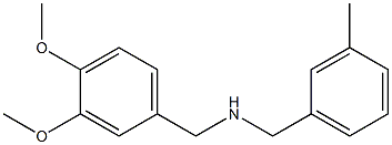 [(3,4-dimethoxyphenyl)methyl][(3-methylphenyl)methyl]amine