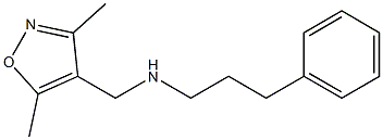 [(3,5-dimethyl-1,2-oxazol-4-yl)methyl](3-phenylpropyl)amine Structure