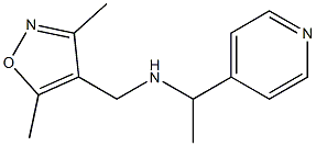 [(3,5-dimethyl-1,2-oxazol-4-yl)methyl][1-(pyridin-4-yl)ethyl]amine