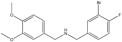 [(3-bromo-4-fluorophenyl)methyl][(3,4-dimethoxyphenyl)methyl]amine