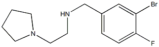 [(3-bromo-4-fluorophenyl)methyl][2-(pyrrolidin-1-yl)ethyl]amine|