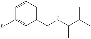 [(3-bromophenyl)methyl](3-methylbutan-2-yl)amine Structure