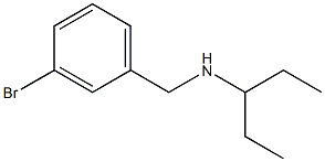 [(3-bromophenyl)methyl](pentan-3-yl)amine Struktur