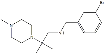 [(3-bromophenyl)methyl][2-methyl-2-(4-methylpiperazin-1-yl)propyl]amine