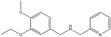 [(3-ethoxy-4-methoxyphenyl)methyl](pyridin-2-ylmethyl)amine Structure