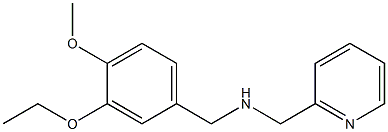 [(3-ethoxy-4-methoxyphenyl)methyl](pyridin-2-ylmethyl)amine 结构式