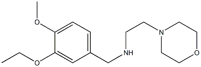 [(3-ethoxy-4-methoxyphenyl)methyl][2-(morpholin-4-yl)ethyl]amine Structure