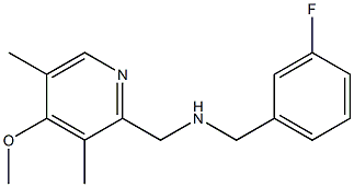 [(3-fluorophenyl)methyl][(4-methoxy-3,5-dimethylpyridin-2-yl)methyl]amine