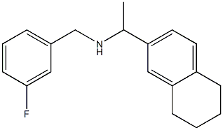 [(3-fluorophenyl)methyl][1-(5,6,7,8-tetrahydronaphthalen-2-yl)ethyl]amine 结构式