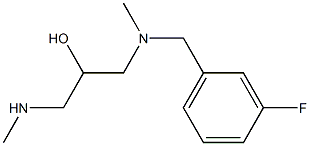 [(3-fluorophenyl)methyl][2-hydroxy-3-(methylamino)propyl]methylamine|
