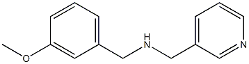 [(3-methoxyphenyl)methyl](pyridin-3-ylmethyl)amine Struktur