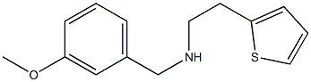 [(3-methoxyphenyl)methyl][2-(thiophen-2-yl)ethyl]amine,,结构式