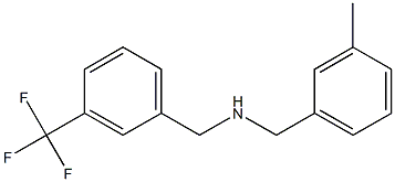 [(3-methylphenyl)methyl]({[3-(trifluoromethyl)phenyl]methyl})amine