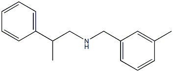 [(3-methylphenyl)methyl](2-phenylpropyl)amine Structure