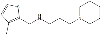 [(3-methylthiophen-2-yl)methyl][3-(piperidin-1-yl)propyl]amine Structure