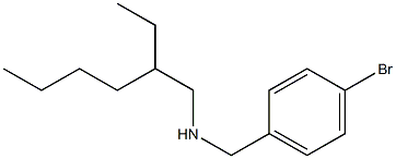 [(4-bromophenyl)methyl](2-ethylhexyl)amine 结构式