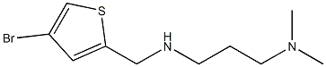 [(4-bromothiophen-2-yl)methyl][3-(dimethylamino)propyl]amine 化学構造式
