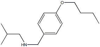 [(4-butoxyphenyl)methyl](2-methylpropyl)amine 化学構造式
