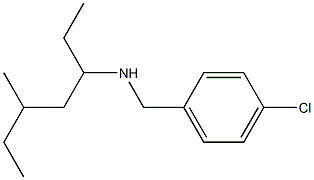 [(4-chlorophenyl)methyl](5-methylheptan-3-yl)amine Structure