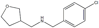 [(4-chlorophenyl)methyl](oxolan-3-ylmethyl)amine Struktur