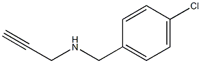 [(4-chlorophenyl)methyl](prop-2-yn-1-yl)amine Struktur