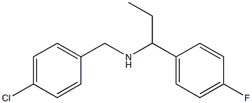 [(4-chlorophenyl)methyl][1-(4-fluorophenyl)propyl]amine