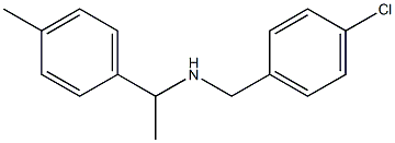 [(4-chlorophenyl)methyl][1-(4-methylphenyl)ethyl]amine Structure