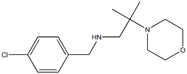[(4-chlorophenyl)methyl][2-methyl-2-(morpholin-4-yl)propyl]amine Structure