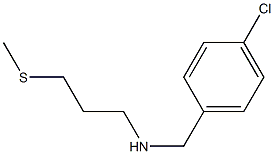 [(4-chlorophenyl)methyl][3-(methylsulfanyl)propyl]amine 结构式