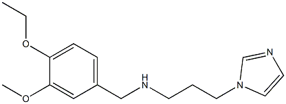 [(4-ethoxy-3-methoxyphenyl)methyl][3-(1H-imidazol-1-yl)propyl]amine
