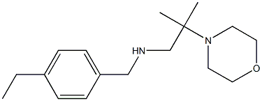 [(4-ethylphenyl)methyl][2-methyl-2-(morpholin-4-yl)propyl]amine