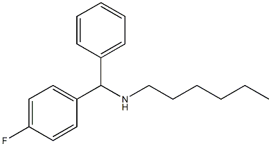 [(4-fluorophenyl)(phenyl)methyl](hexyl)amine,,结构式