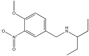 [(4-methoxy-3-nitrophenyl)methyl](pentan-3-yl)amine