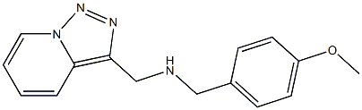 [(4-methoxyphenyl)methyl]({[1,2,4]triazolo[3,4-a]pyridin-3-ylmethyl})amine