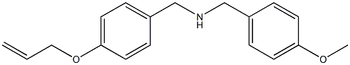 [(4-methoxyphenyl)methyl]({[4-(prop-2-en-1-yloxy)phenyl]methyl})amine|