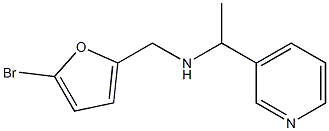 [(5-bromofuran-2-yl)methyl][1-(pyridin-3-yl)ethyl]amine 化学構造式