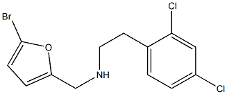 [(5-bromofuran-2-yl)methyl][2-(2,4-dichlorophenyl)ethyl]amine 化学構造式