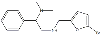 [(5-bromofuran-2-yl)methyl][2-(dimethylamino)-2-phenylethyl]amine,,结构式