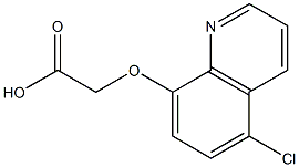 [(5-chloroquinolin-8-yl)oxy]acetic acid Structure